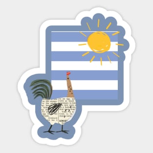 Rooster's Morning Call Sticker